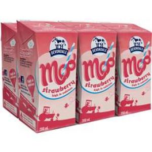 Devondale Moo Strawberry Milk 6x200ml