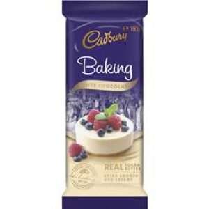 Cadbury Baking White Chocolate 180g