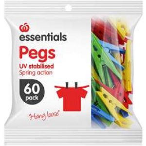 Essentials Pegs  60 pack