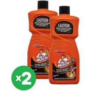 Mr Muscle Ultra Gel Drain Cleaner 750ml X2 Bundle