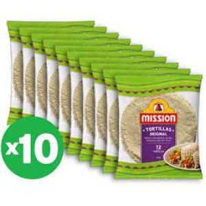 Mission Tortillas Burrito 12pk X10 Bundle