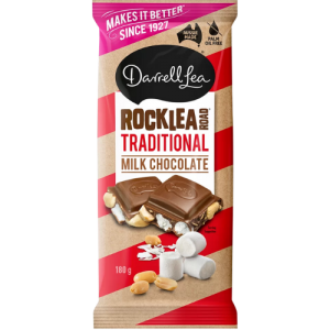 Darrell Lea Rocklea Road Traditional Milk Chocolate Block 180g