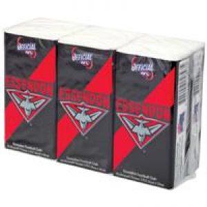 AFL Pocket Tissues Essendon 6 Pack