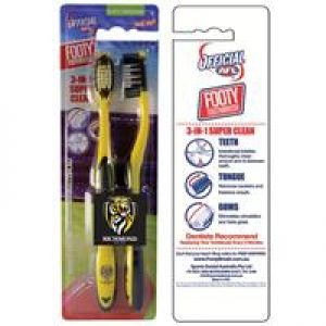 AFL Toothbrush Richmond Tigers Twin Pack