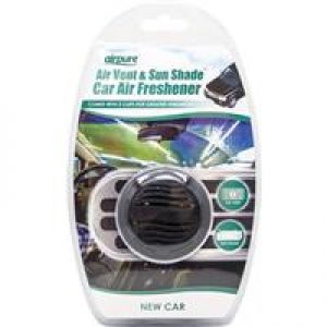 Airpure Vent & Sunshade Car Air Freshener New Car