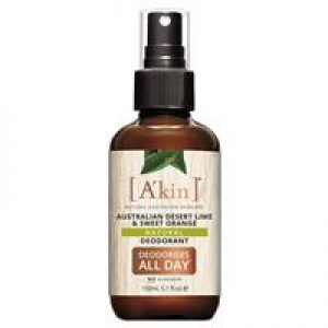 A'kin Australian Desert Lime & Sweet Orange deodorant spray 150ml