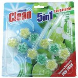 At Home 5in1 Toilet Citrus Power Block Duo Pack