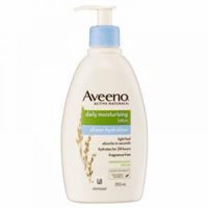 Aveeno Active Naturals Daily Moisturising Sheer Hydration Fragrance Free Lotion 350mL