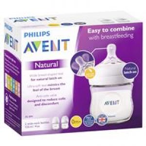 Avent Natural 125ml Feeding bottle 2pk