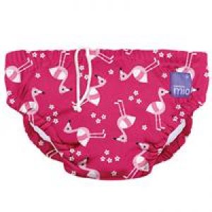 Bambino Mio Reusable Swim Nappy Pink Flamingo (1-2 Years)