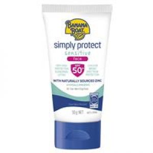 Banana Boat SPF 50+ Simply Protect Sensitive Zinc Face 50g