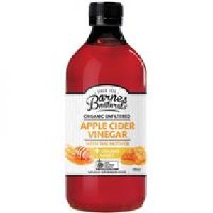 Barnes Naturals  Organc  Apple Cider Vinegar with the Mother and Honey 500ml