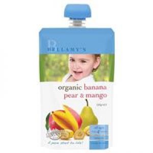 Bellamy's Organic Banana Pear & Mango 120g