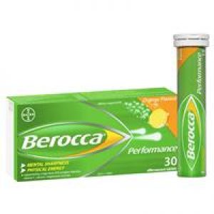 Berocca Energy Vitamin Orange Effervescent Tablets 30 pack