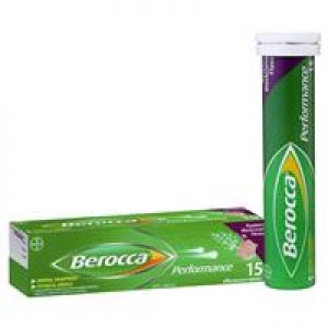 Berocca Energy Vitamin Raspberry Blackcurrant Effervescent Tablets 15 pack