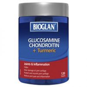 Bioglan Glucosamine + Chondroitin + Turmeric 120 Tablets