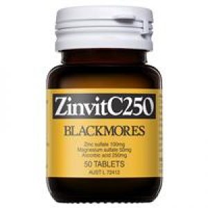 Blackmores ZinvitC250 50 Tablets