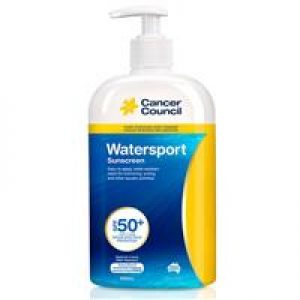 Cancer Council SPF 50+ Watersport 500ml Pump