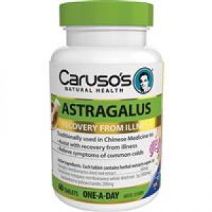 Carusos Natural Health Astragalus 60 Tablets