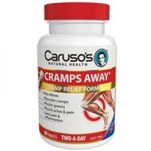 Carusos Natural Health Cramps Away 60 Tablets