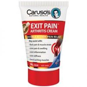 Carusos Natural Health Exit Pain Arthritis Cream 100g