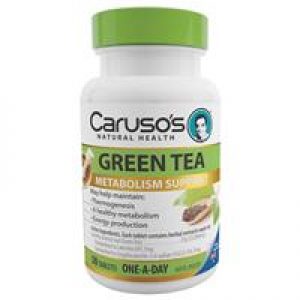 Carusos Natural Health One a Day Green Tea 50 Tablets