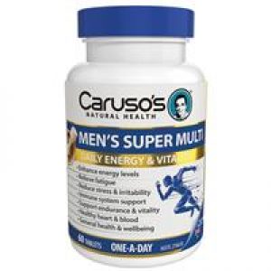 Carusos Natural Health Ultra Max Mens Super Multi 60 Tablets