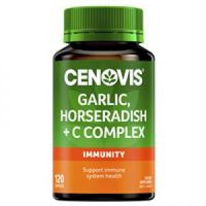 Cenovis Garlic and Horseradish + C Complex 120 Capsules