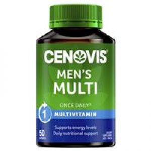 Cenovis Once Daily Mens Multivitamins & Minerals 50 Capsules