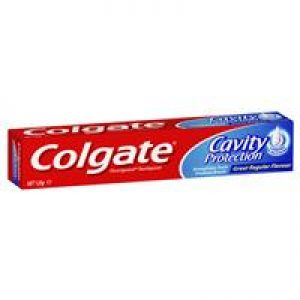 Colgate Cavity Protection Great Regular Flavour Fluoride Toothpaste with liquid calcium 120g