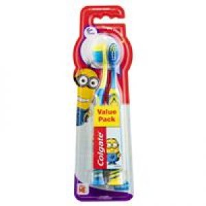 Colgate Minions Kids Toothbrush 6+ Years Extra Soft 2 Pack
