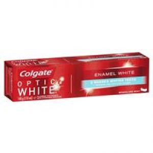 Colgate Optic White Enamel White Sparkling Mint Teeth Whitening Toothpaste with hydrogen peroxide 140g