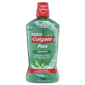 Colgate Plax Alcohol Free Antibacterial Mouthwash Freshmint 1L