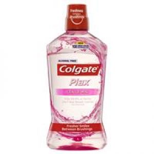 Colgate Plax Alcohol Free Antibacterial Mouthwash Gentle Mint 1L