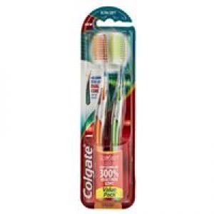 Colgate Slim Soft Advanced Ultra Soft Toothbrush Value 2-Pack