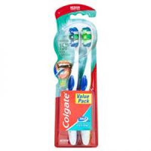 Colgate Toothbrush 360 Degree Medium Twin Pack