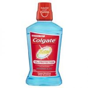 Colgate Total Pro-Shield Alcohol-Free Mouthwash Peppermint Blast 500mL