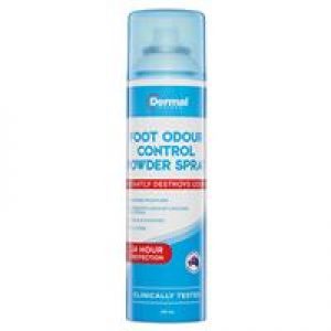 Dermal Therapy Foot Odour Control Powder Spray 210mL