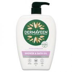 DermaVeen Extra Hydration Shower and Bath Oil 1 Litre