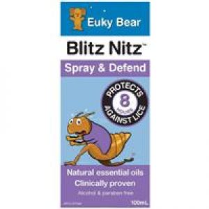 Euky Bear Blitz Nitz Spray & Defend 100ml