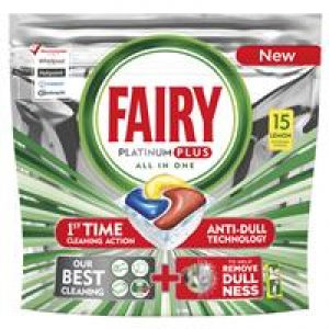 Fairy AutoDish Tablets Platinum Plus Lemon 15 Pack