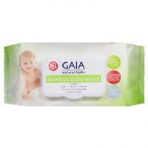 Gaia Natural Baby Bamboo Wipes 80