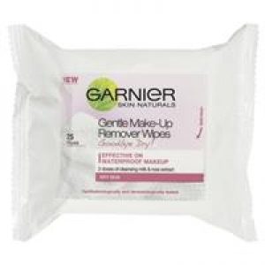 Garnier Moisture Match Goodbye Dry Gentle Make-Up Remover Wipes 25