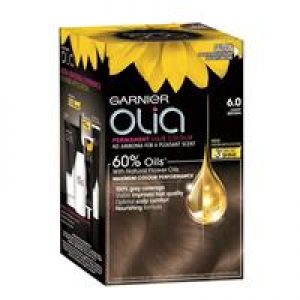 Garnier Olia Permanent Hair Colour - 6.0 Light Brown (Ammonia Free