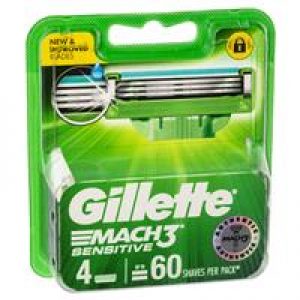 Gillette Mach 3 Turbo Sensitive 4 Pack