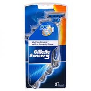 Gillette Sensor 3 Disposable Razors 8 Pack