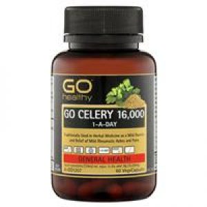 GO Healthy Celery 16000mg 60 Vege Capsules