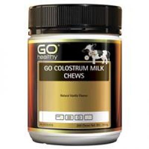 Go Healthy Colostrum 400mg 200 Chewable Tablets Exclusive Size