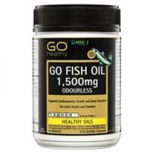 GO Healthy Fish Oil 1500mg Odourless 210 Capsules