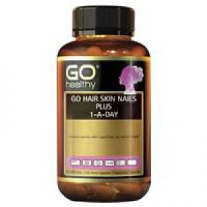 Go Healthy Hair Skin Nails Plus 1-a-day 100 Vege Capsules Exclusive Size